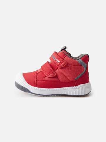 Reima Sneakersy "Passo" w kolorze antracytowo-czerwonym
