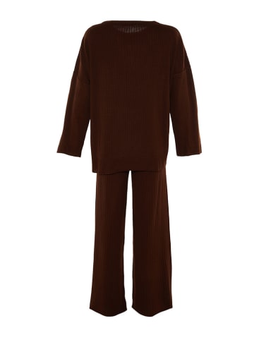 trendyol 2-delige outfit bruin