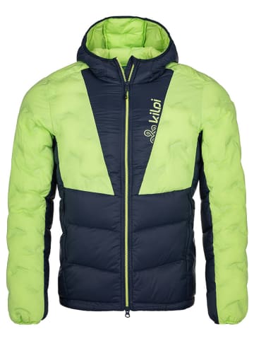 Kilpi Steppjacke "Tevery" in Grün/ Dunkelblau