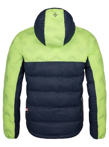 Kilpi Doorgestikte jas "Tevery" groen/donkerblauw
