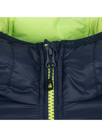 Kilpi Doorgestikte jas "Tevery" groen/donkerblauw