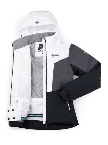 Kilpi Ski-/ Snowboardjacke "Florance" in Weiß/ Grau/ Schwarz