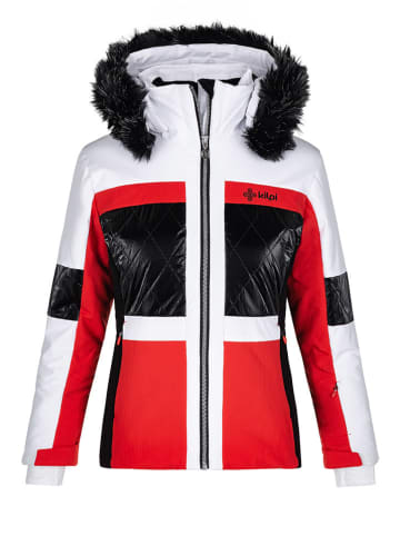 Kilpi Ski-/ Snowboardjacke "Elza" in Weiß/ Rot/ Schwarz