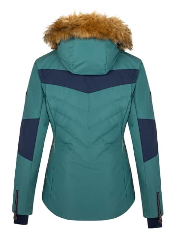 Kilpi Ski-/snowboardjas "Alisia" turquoise/donkerblauw