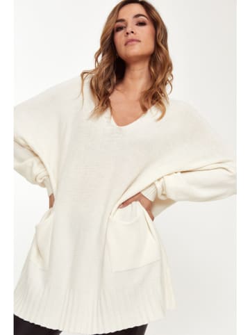 GERARD PASQUIER Sweter "Lilas" w kolorze białym