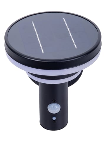 näve Solarna lampa zewnętrzna LED "Nora" w kolorze czarnym - 17,5 x 18 x 16 cm