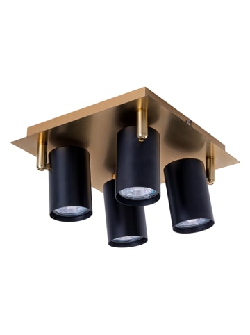 näve Deckenleuchte "Frida" in Gold/ Schwarz - (L)22 x (B)22 cm