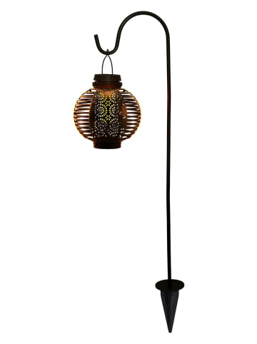 näve Ledsolarlamp "Lampion" zwart - (H)78 x Ø 15 cm