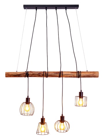 näve Ledhanglamp "Woodland" lichtbruin - (B)100 x (H)150 x (D)10 cm