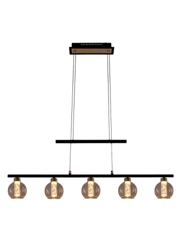 näve LED-Hängeleuchte "Brass" in Schwarz - EEK G (A bis G)