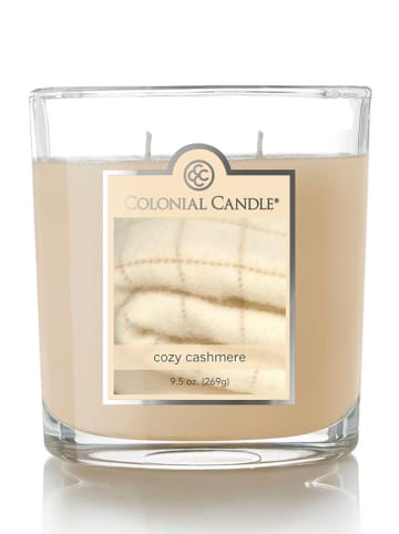 Colonial Candle Geurkaars "Cozy Cashmere" beige - 269 g