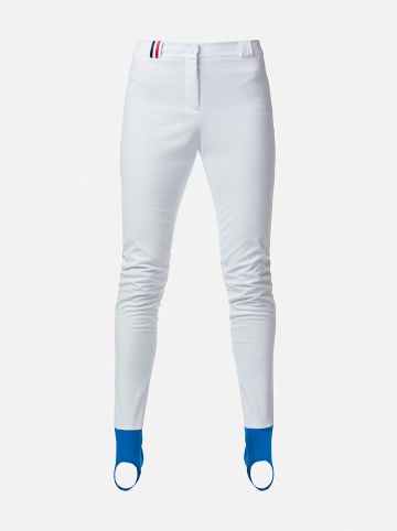ROSSIGNOL Softshellowe spodnie narciarskie "Fuseau" w kolorze białym