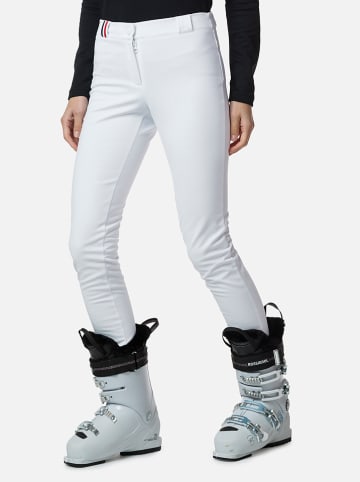 ROSSIGNOL Softshellowe spodnie narciarskie "Fuseau" w kolorze białym