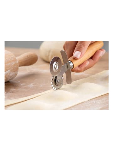 Fackelmann Pastasnijder "Fair" zilverkleurig/naturel