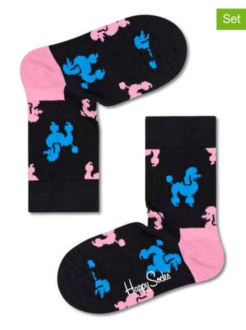 Happy Socks 2-delige set: sokken zwart