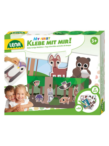 LENA Bastelset "Klebe mit mir - Waldtiere" - ab 3 Jahren