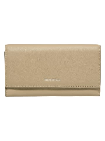 Marc O'Polo Leren portemonnee beige - (B)20 x (H)11 x (D)2,5 cm