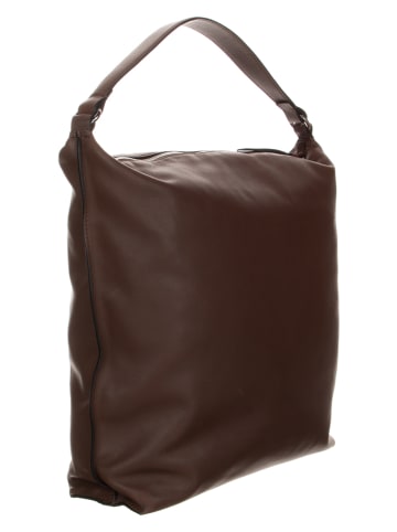 Marc O´Polo Skórzana torebka "Hobo Bag L" w kolorze brązowym - 35 x 36 x 12 cm