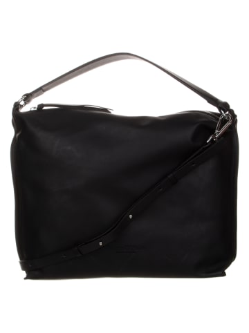 Marc O´Polo Skórzana torebka "Hobo Bag M" w kolorze czarnym - 35 x 26 x 7 cm