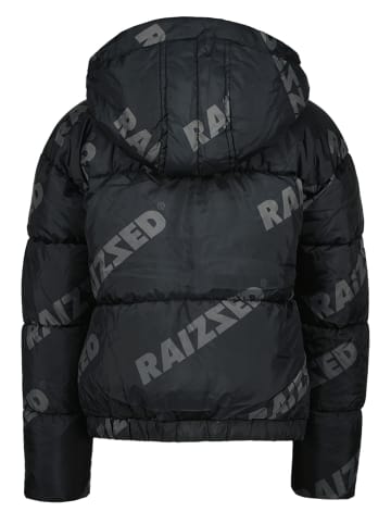 RAIZZED® Doorgestikte jas "Lima" zwart