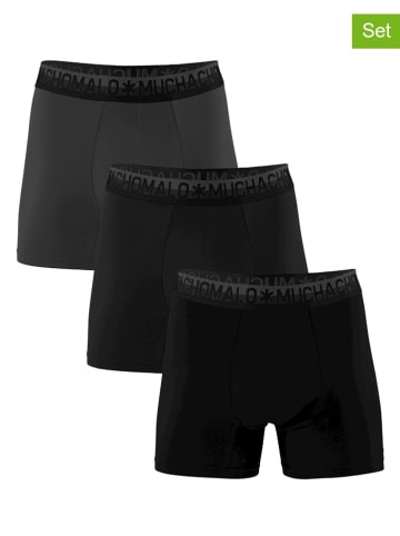 Muchachomalo 3-delige set: boxershorts zwart/grijs