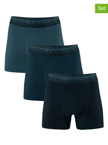 Muchachomalo 3-delige set: boxershorts zwart/blauw