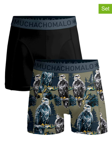 Muchachomalo 2-delige set: boxershorts zwart/meerkleurig