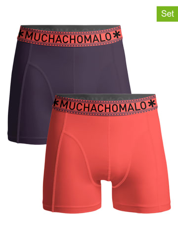 Muchachomalo 2-delige set: boxershorts oranje/paars