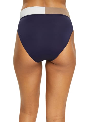 ESPRIT Bikinislip donkerblauw/beige/wit