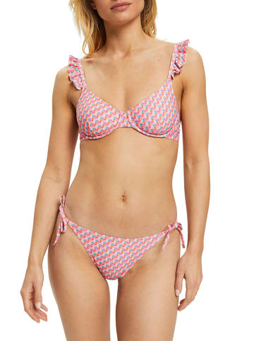ESPRIT Bikinitop roze/wit