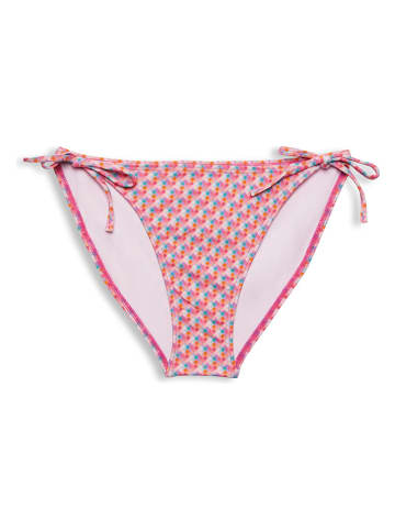 ESPRIT Figi bikini w kolorze różowo-białym