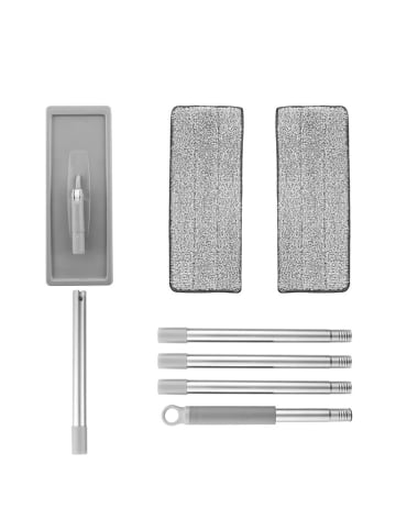 InnovaGoods 2tlg.Set: Wischmopp mit Doppeleimer on Silber/ Gelb