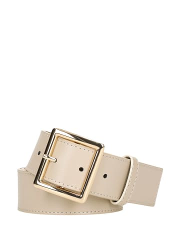 Wojas Leren riem champagnekleurig
