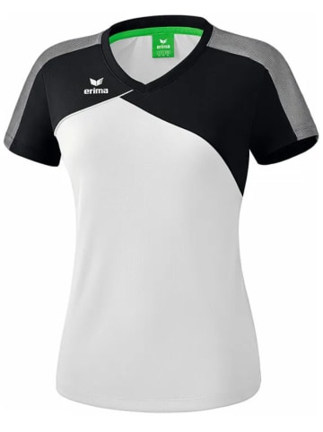 erima Koszulka sportowa "Premium One 2.0" w kolorze biało-czarnym