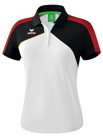 erima Trainingspoloshirt "Premium One 2.0" wit/zwart
