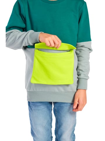 erima Sweatshirt "Leon" groen/limoengroen