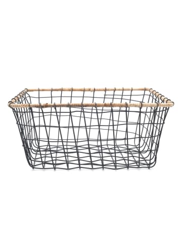 Eulenschnitt Draadmand zwart - (B)30 x (H)23 cm
