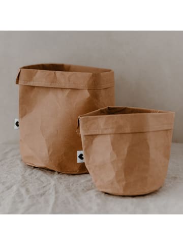 Eulenschnitt Papierowe torby (2 szt.) w kolorze brązowym