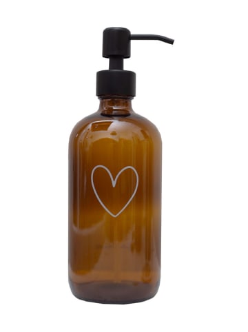 Eulenschnitt Seifenspender in Braun - 500 ml
