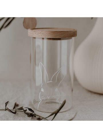 Eulenschnitt Vorratsglas - (H)19 cm