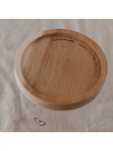 Eulenschnitt Vorratsglas - (H)13 cm