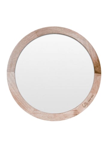 Eulenschnitt Spiegel in Natur - Ø 49.5 cm