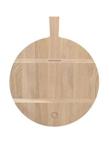Eulenschnitt Servierplatte in Natur - (L)55 x (B)44,5 cm