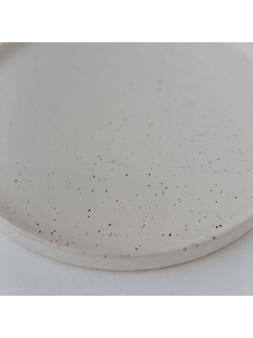 Eulenschnitt Frühstucksteller in Weiß/ Bunt - Ø 21 cm
