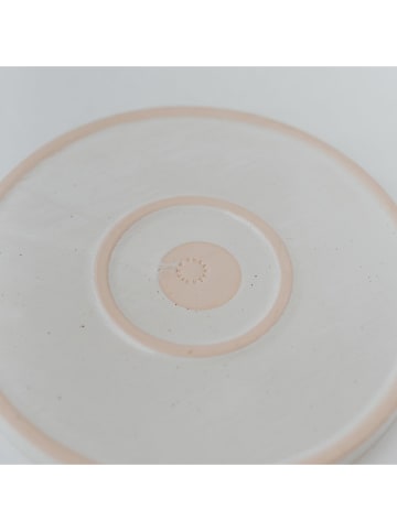 Eulenschnitt Speiseteller in Weiß/ Bunt - Ø 27 cm