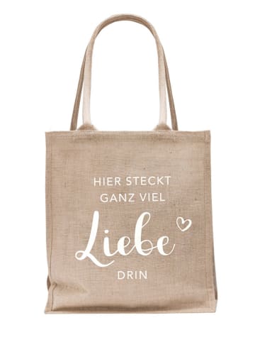 Eulenschnitt Markttasche in Natur - (B)35,5 x (H)40,5 x (T)17 cm