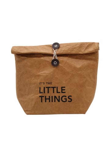 Eulenschnitt Kühltasche in Natur - (B)31 x (H)23 x (T)12 cm