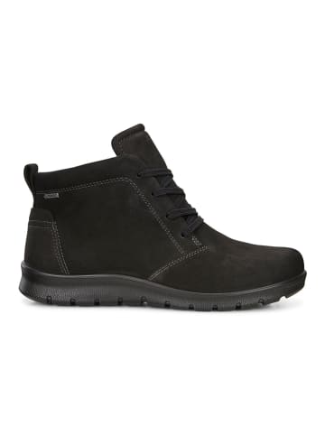Ecco Leder-Boots in Schwarz