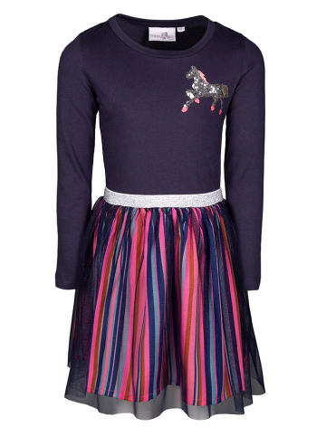 happy girls by Eisend Jurk donkerblauw/meerkleurig