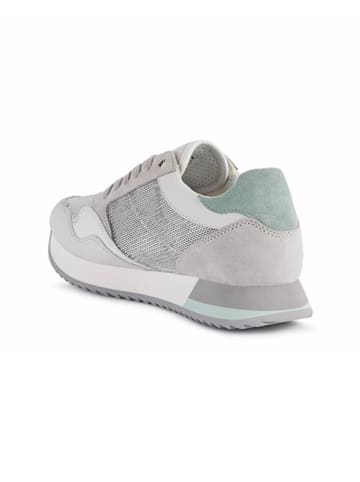 Geox Sneakers "Doralea" zilverkleurig/wit/beige